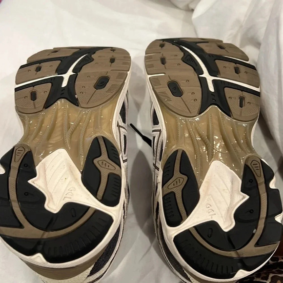 ASICS “imperfection” GT 2160 leather-trimmed, denim and rubber sneakers - Picture 3 of 5